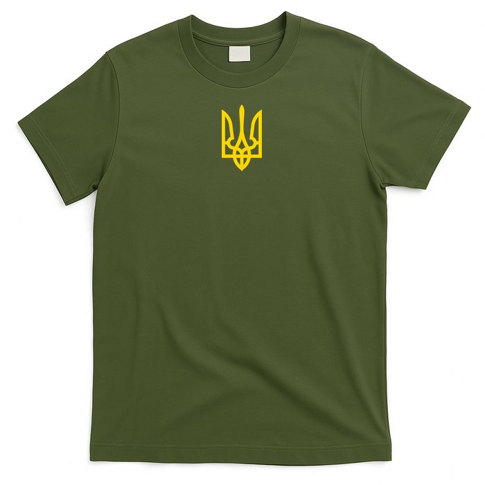 Zelensky Tryzub Green Long Sleeve Military Ukraine Zelenskyy T-Shirt