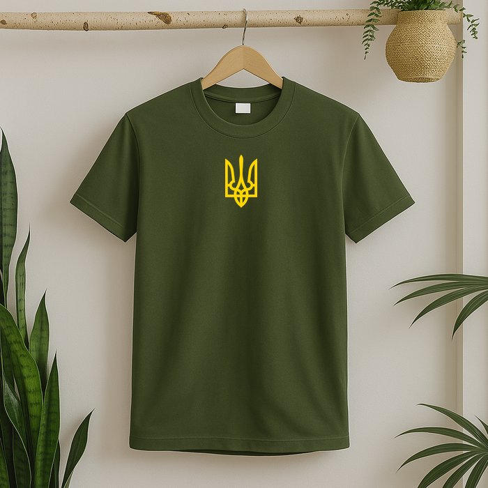 Zelensky Tryzub Green Long Sleeve Military Ukraine Zelenskyy T-Shirt