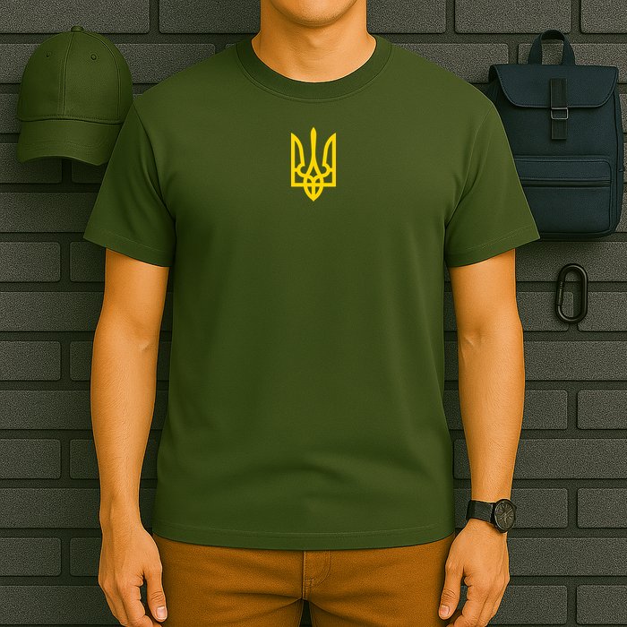 Zelensky Tryzub Green Long Sleeve Military Ukraine Zelenskyy T-Shirt