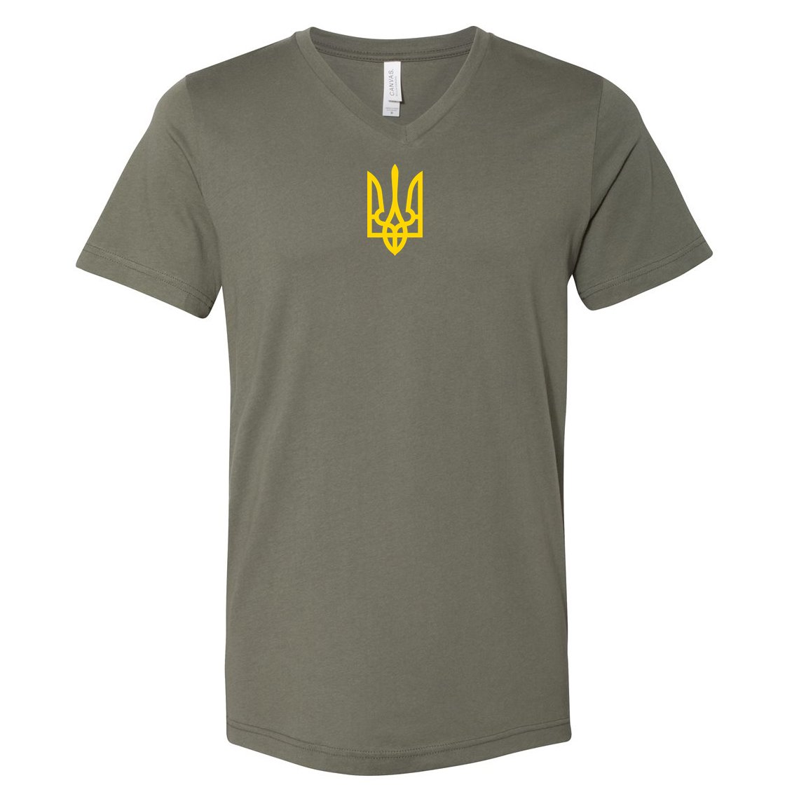 Zelensky Tryzub Green Long Sleeve Military Ukraine Zelenskyy V-Neck T-Shirt
