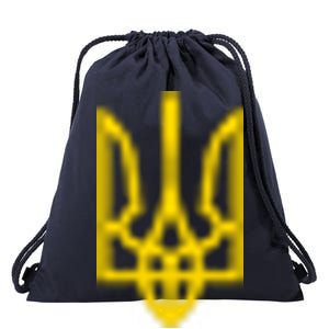 Zelensky Tryzub Green Long Sleeve Military Ukraine Zelenskyy Drawstring Bag