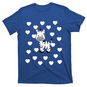 Zebra Theme Gender Neutral Nursery Room Heart Funny Gift T-Shirt