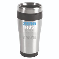 Zero Trust Hacking Cyber Security Programmer Developer Gift 16oz Travel Tumbler