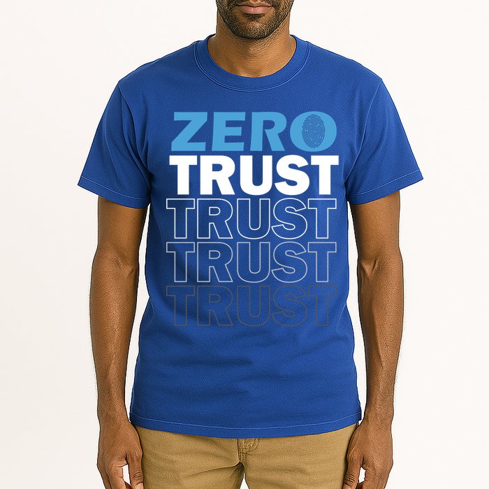 Zero Trust Hacking Cyber Security Programmer Developer Gift Tall T-Shirt