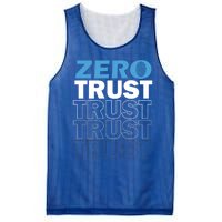 Zero Trust Hacking Cyber Security Programmer Developer Gift Mesh Reversible Basketball Jersey Tank