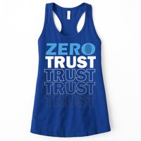 Zero Trust Hacking Cyber Security Programmer Developer Gift Womens Tank Top