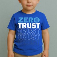Zero Trust Hacking Cyber Security Programmer Developer Gift Toddler T-Shirt