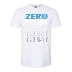 Zero Trust Hacking Cyber Security Programmer Developer Gift Softstyle CVC T-Shirt