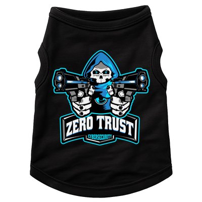 Zero Trust Hacking Cyber Security Developer Programmer Gift Doggie Tank