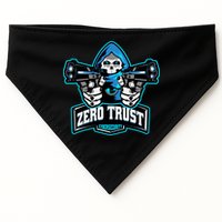 Zero Trust Hacking Cyber Security Developer Programmer Gift USA-Made Doggie Bandana