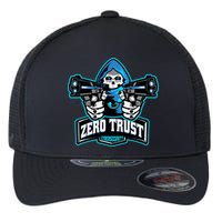 Zero Trust Hacking Cyber Security Developer Programmer Gift Flexfit Unipanel Trucker Cap