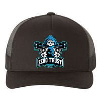 Zero Trust Hacking Cyber Security Developer Programmer Gift Yupoong Adult 5-Panel Trucker Hat