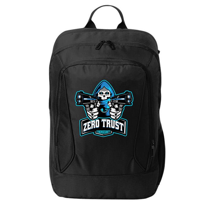 Zero Trust Hacking Cyber Security Developer Programmer Gift City Backpack