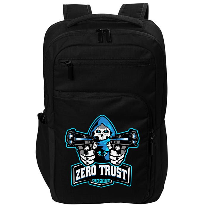 Zero Trust Hacking Cyber Security Developer Programmer Gift Impact Tech Backpack