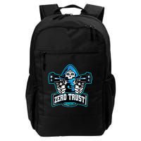 Zero Trust Hacking Cyber Security Developer Programmer Gift Backpack