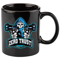 Zero Trust Hacking Cyber Security Developer Programmer Gift 11oz C Handle Ceramic Mug