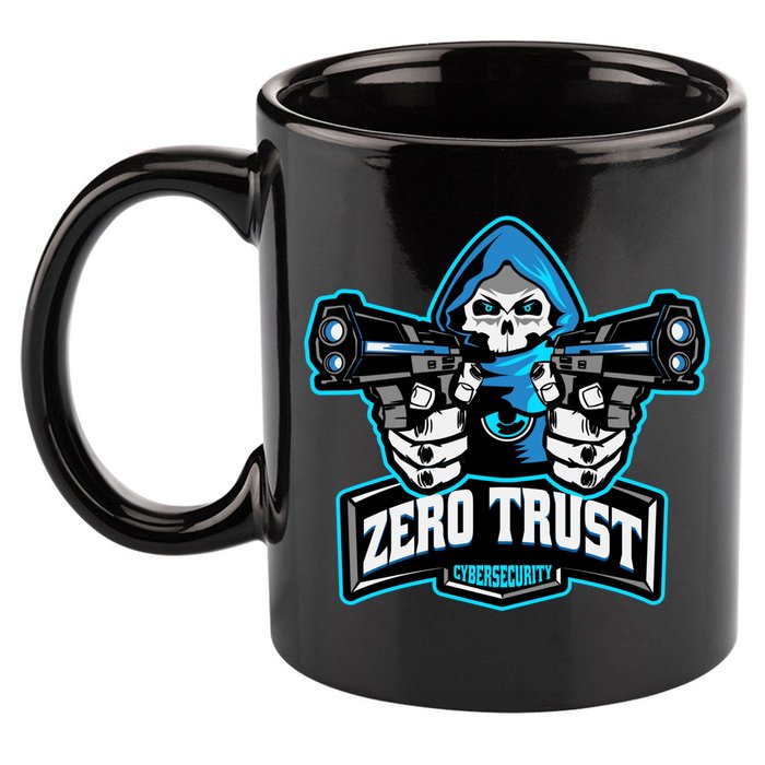 Zero Trust Hacking Cyber Security Developer Programmer Gift 11oz C Handle Ceramic Mug