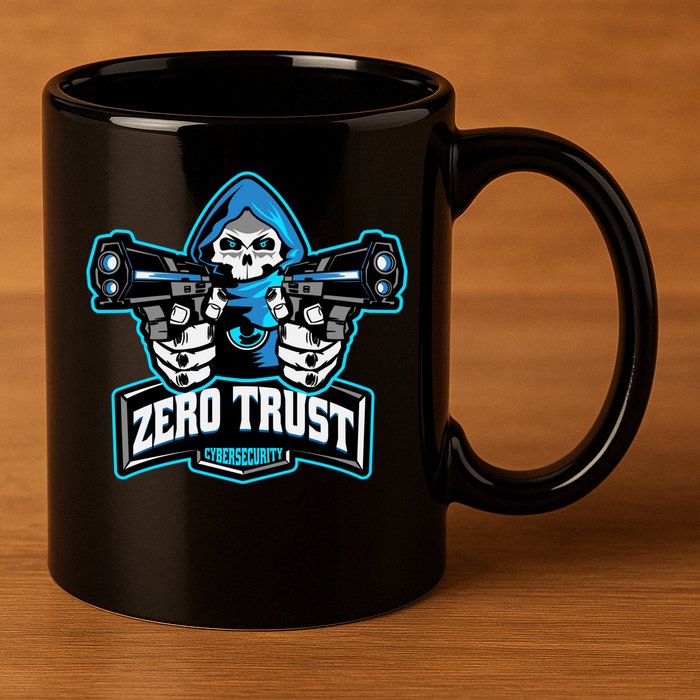 Zero Trust Hacking Cyber Security Developer Programmer Gift 11oz C Handle Ceramic Mug