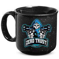 Zero Trust Hacking Cyber Security Developer Programmer Gift 15oz Campfire Ceramic Mug