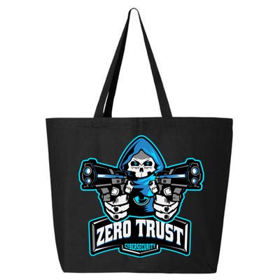 Zero Trust Hacking Cyber Security Developer Programmer Gift 25L Jumbo Tote