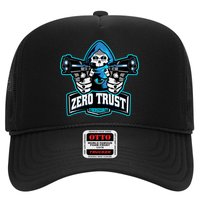 Zero Trust Hacking Cyber Security Developer Programmer Gift Trucker Hat