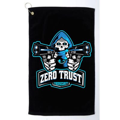 Zero Trust Hacking Cyber Security Developer Programmer Gift Golf Towel