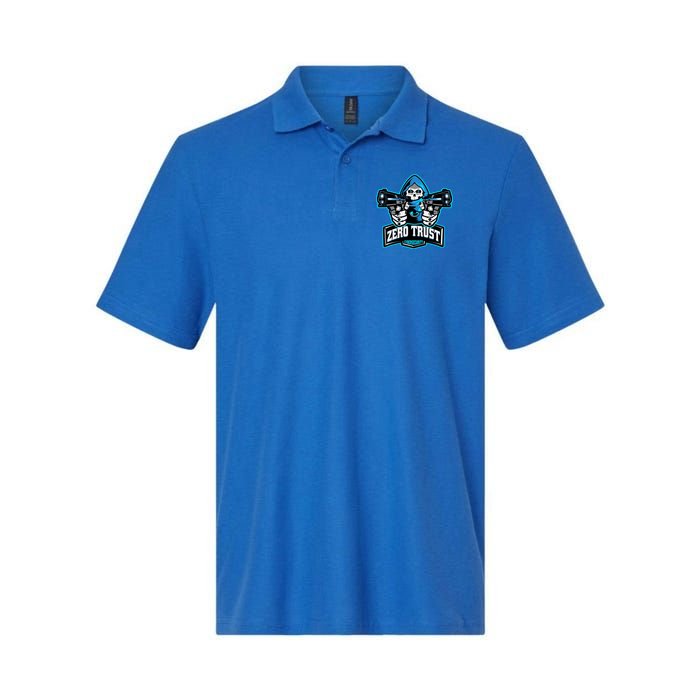 Zero Trust Hacking Cyber Security Developer Programmer Gift Polo