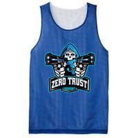 Zero Trust Hacking Cyber Security Developer Programmer Gift Mesh Reversible Basketball Jersey Tank