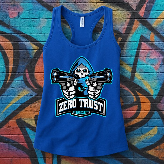 Zero Trust Hacking Cyber Security Developer Programmer Gift Womens Tank Top