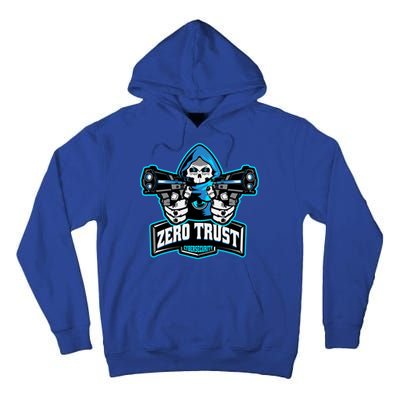 Zero Trust Hacking Cyber Security Developer Programmer Gift Tall Hoodie