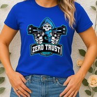 Zero Trust Hacking Cyber Security Developer Programmer Gift Womens T-Shirt