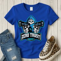 Zero Trust Hacking Cyber Security Developer Programmer Gift Womens T-Shirt