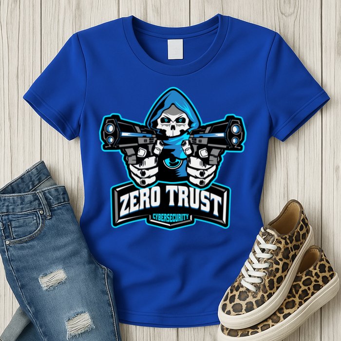 Zero Trust Hacking Cyber Security Developer Programmer Gift Womens T-Shirt