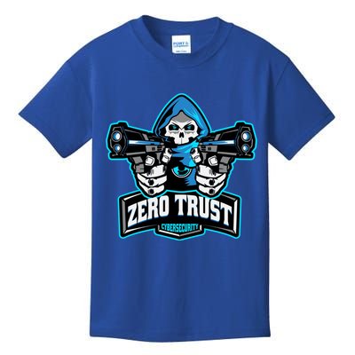 Zero Trust Hacking Cyber Security Developer Programmer Gift Kids T-Shirt