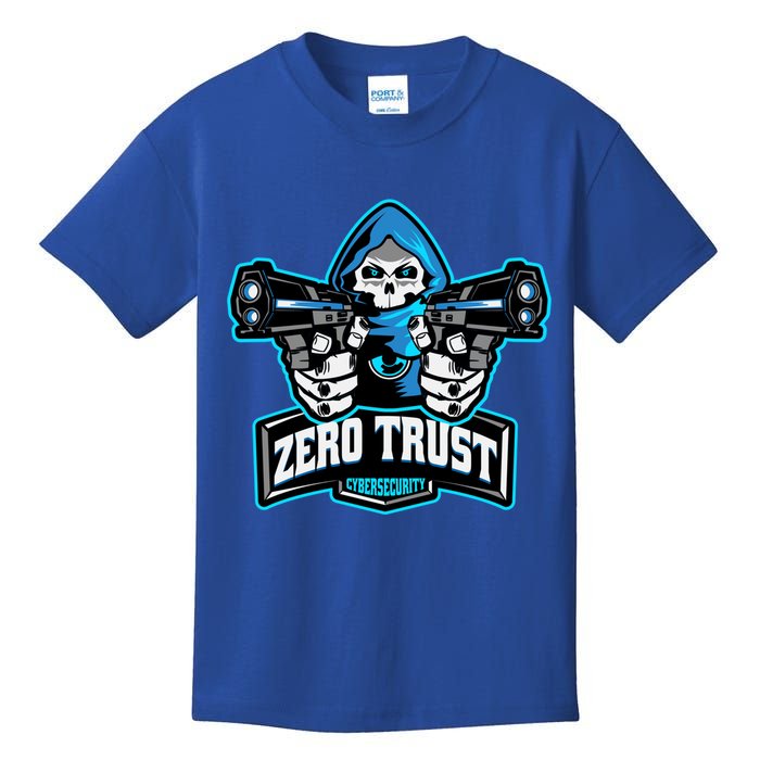 Zero Trust Hacking Cyber Security Developer Programmer Gift Kids T-Shirt