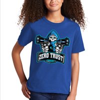 Zero Trust Hacking Cyber Security Developer Programmer Gift Kids T-Shirt