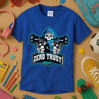 Zero Trust Hacking Cyber Security Developer Programmer Gift Kids T-Shirt