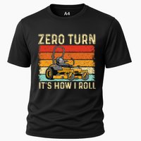 Zero Turn ItS How I Roll Landscaper Gardener Lawn Mowing Cooling Performance Crew T-Shirt