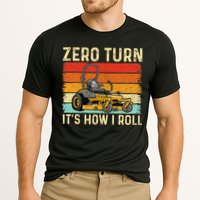 Zero Turn ItS How I Roll Landscaper Gardener Lawn Mowing Cooling Performance Crew T-Shirt