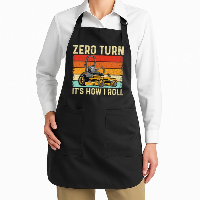 Zero Turn ItS How I Roll Landscaper Gardener Lawn Mowing Apron