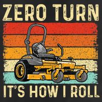 Zero Turn ItS How I Roll Landscaper Gardener Lawn Mowing 25L Jumbo Tote