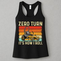 Zero Turn ItS How I Roll Landscaper Gardener Lawn Mowing Womens Tank Top