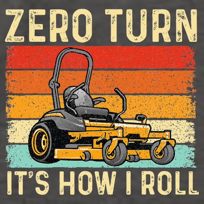 Zero Turn ItS How I Roll Landscaper Gardener Lawn Mowing Vector Backpack