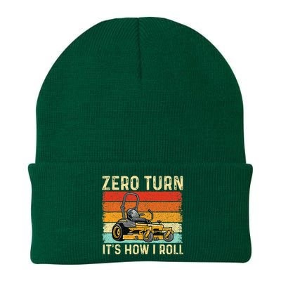 Zero Turn ItS How I Roll Landscaper Gardener Lawn Mowing Knit Cap Winter Beanie