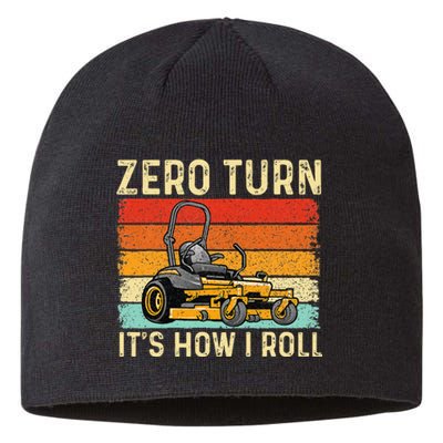 Zero Turn ItS How I Roll Landscaper Gardener Lawn Mowing Sustainable Beanie