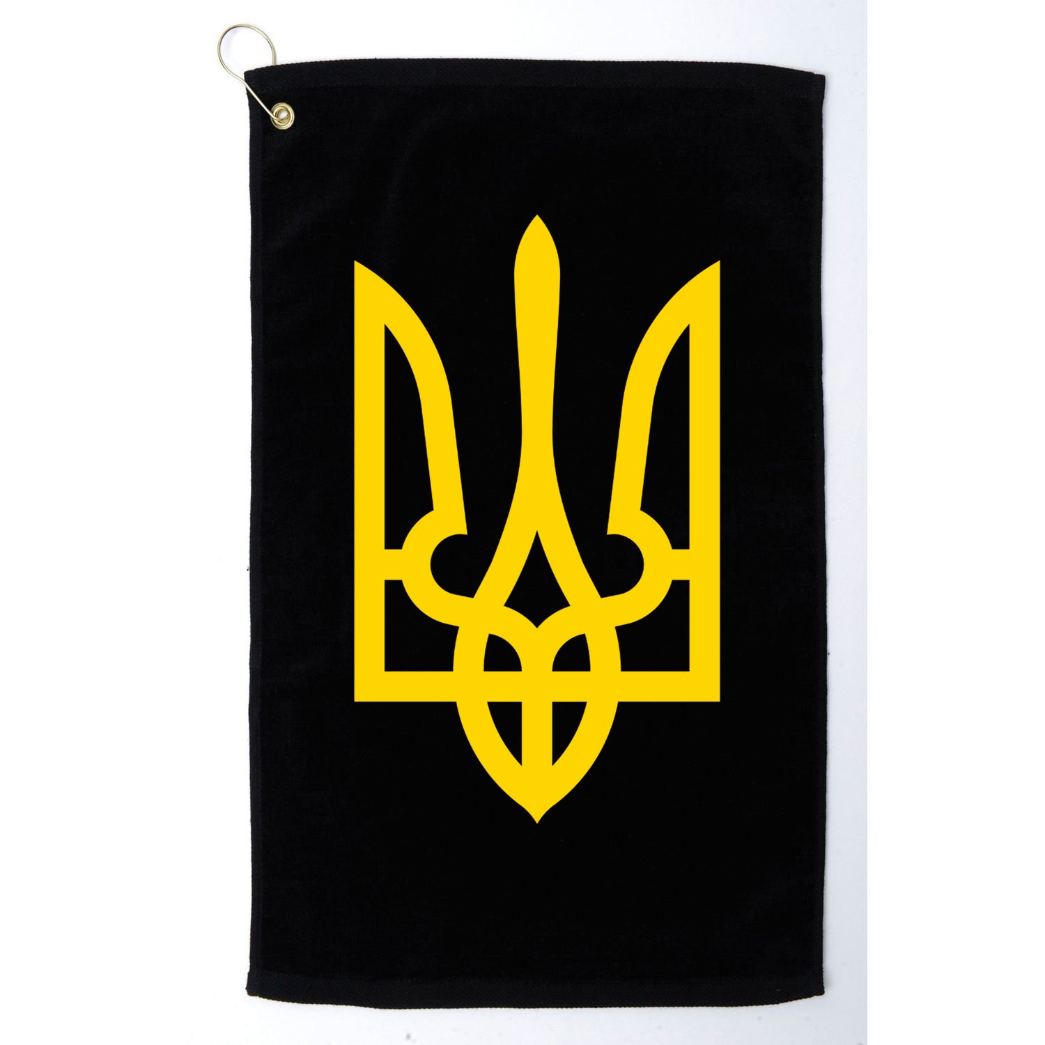 Zelensky Tryzub Military Ukraine Zelenskyy Golf Towel