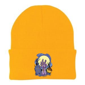 Zombie Trick Or Treat Spooky Halloween Knit Cap Winter Beanie