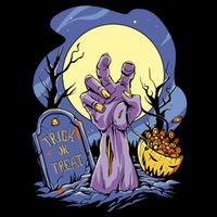 Zombie Trick Or Treat Spooky Halloween Visor