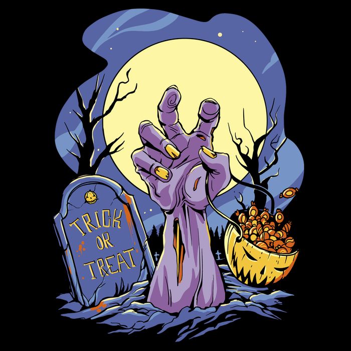 Zombie Trick Or Treat Spooky Halloween Visor