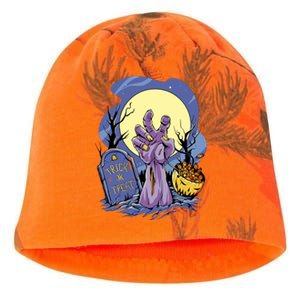 Zombie Trick Or Treat Spooky Halloween Kati - Camo Knit Beanie